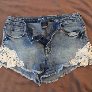 High rise super stretch shorts